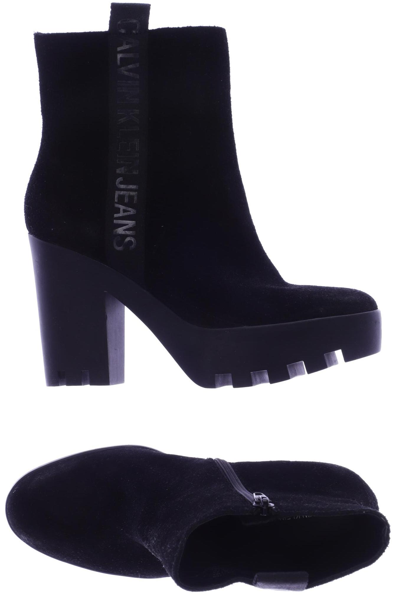 

Calvin Klein Jeans Damen Stiefelette, schwarz, Gr. 36