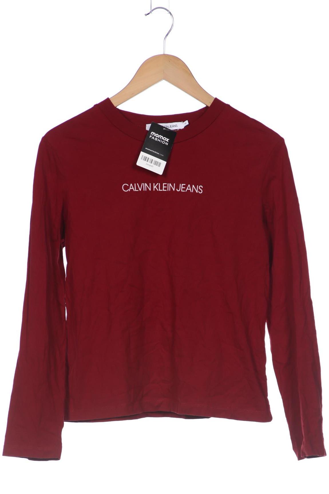 

Calvin Klein Jeans Damen Langarmshirt, bordeaux
