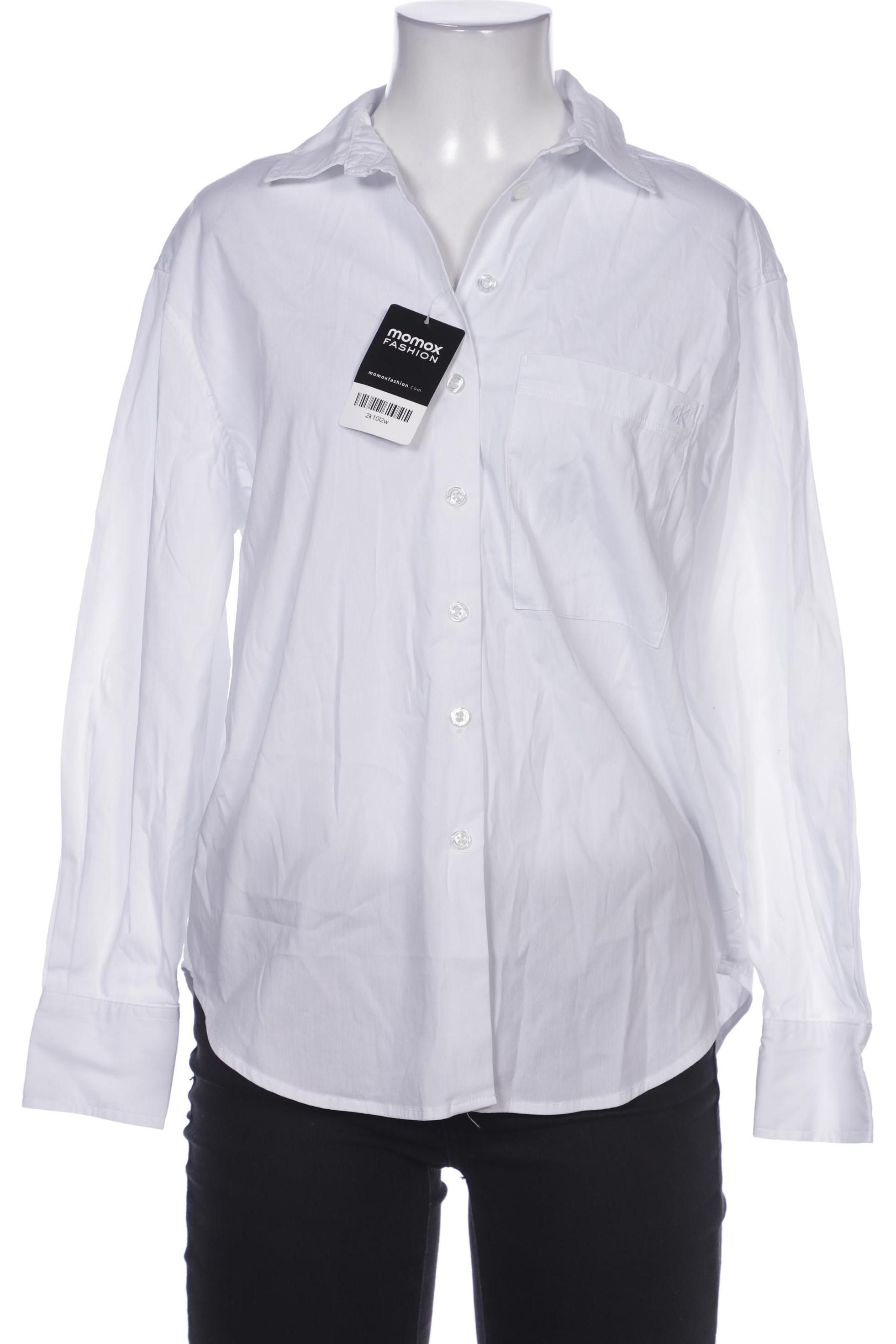 

Calvin Klein Jeans Damen Bluse, weiß, Gr. 34