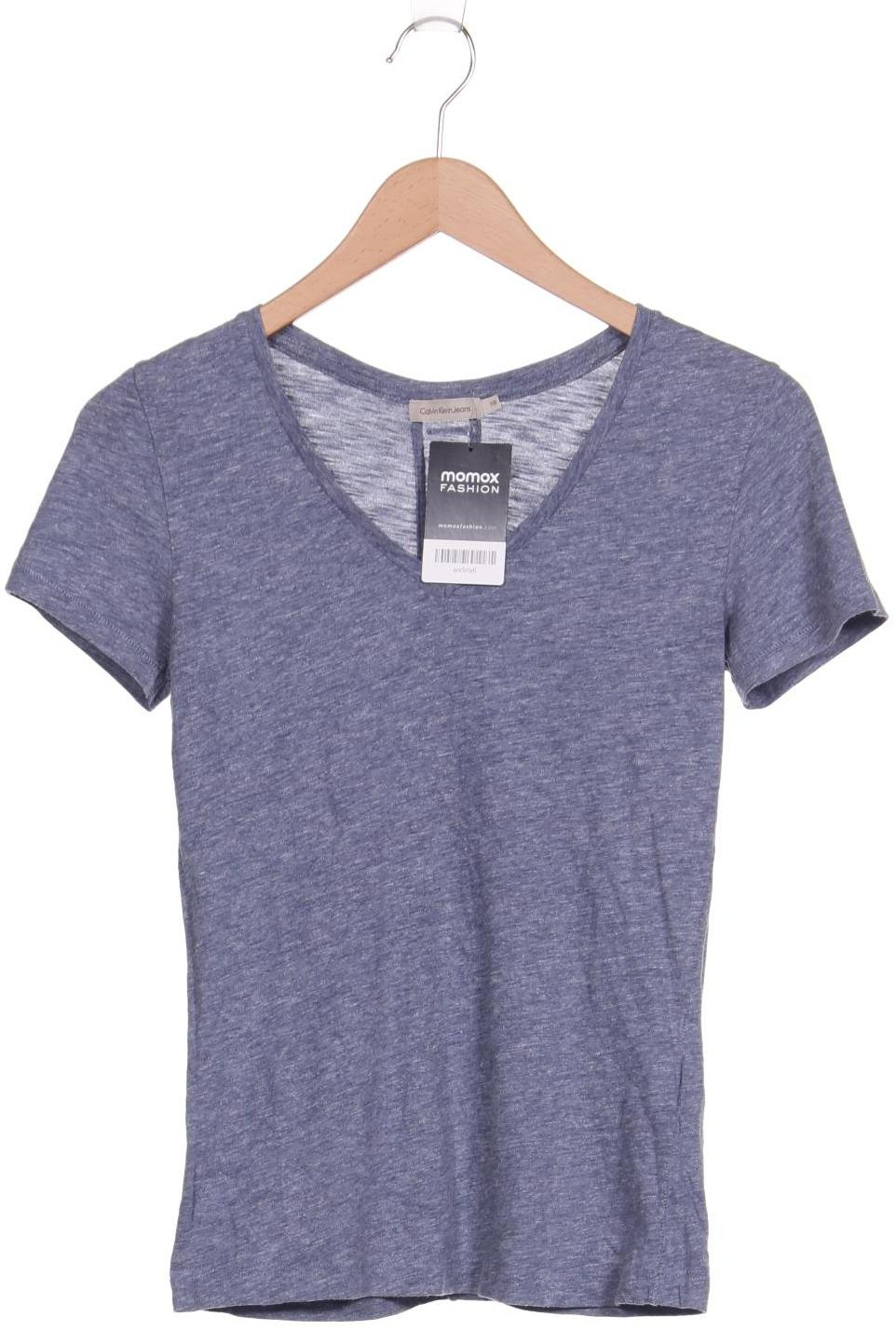 

Calvin Klein Jeans Damen T-Shirt, blau, Gr. 34