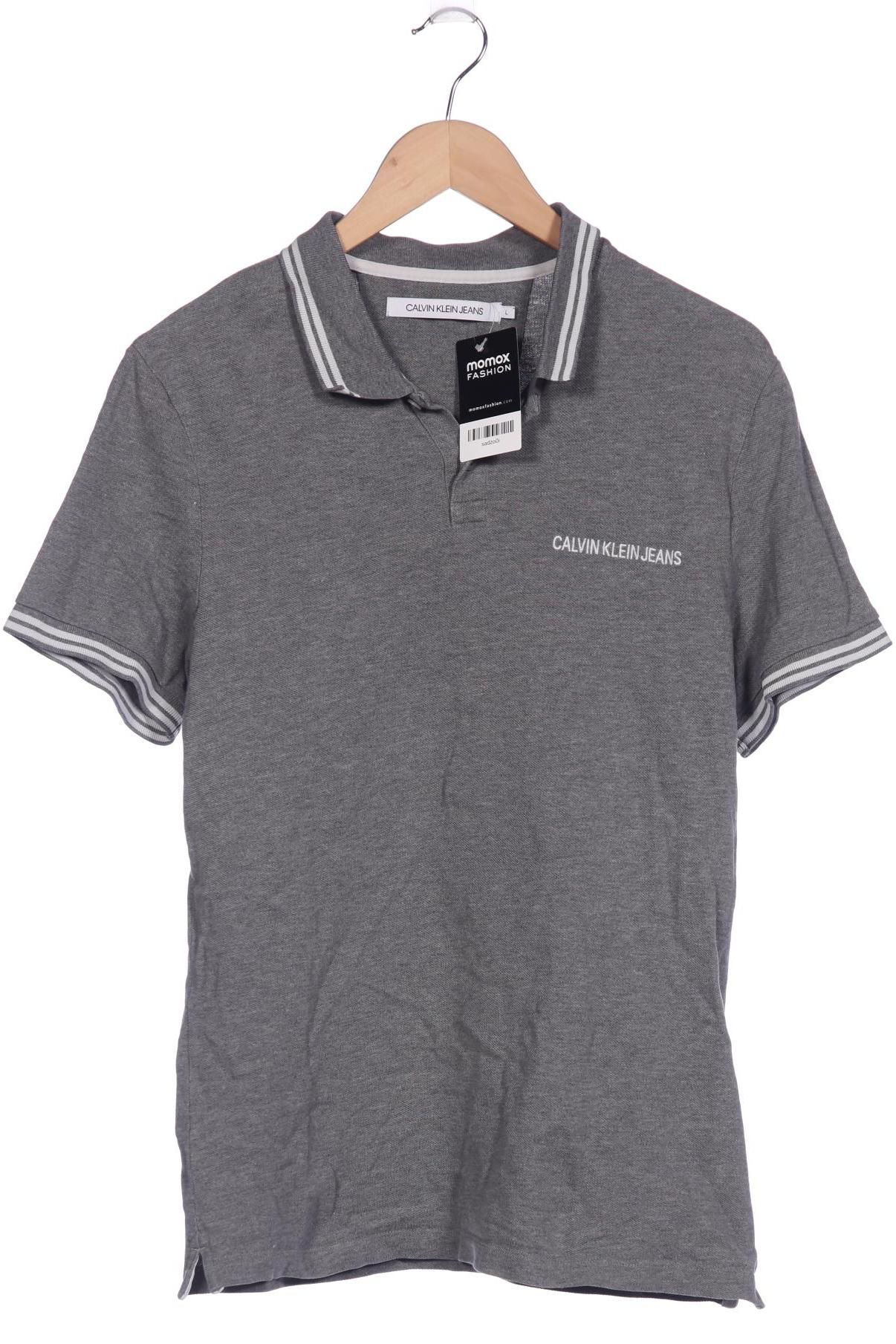 

Calvin Klein Jeans Herren Poloshirt, grau, Gr. 52