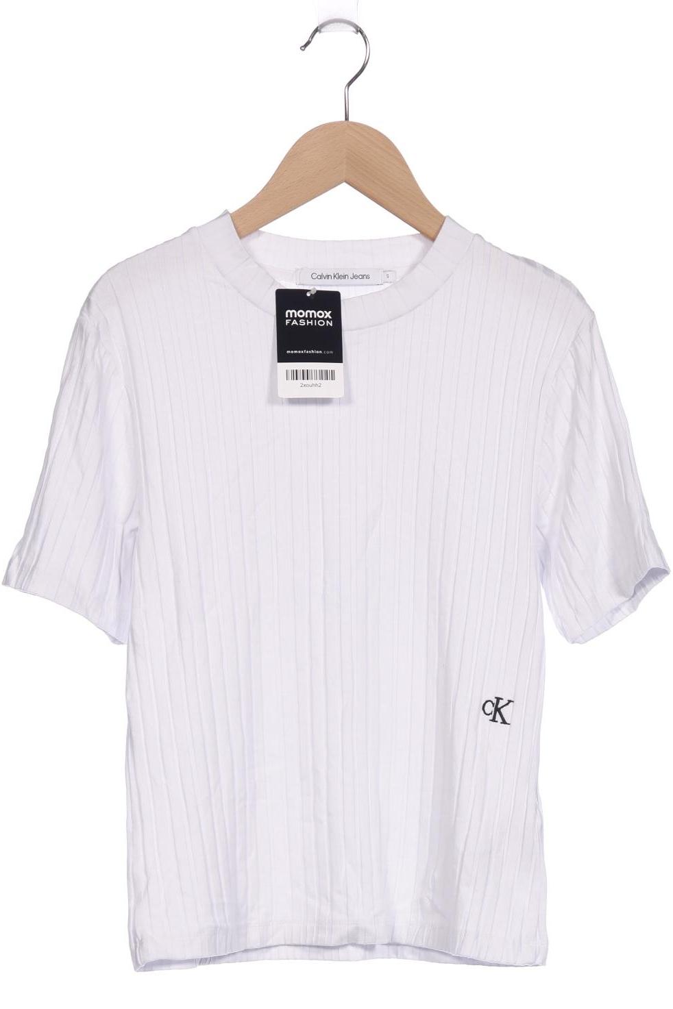 

Calvin Klein Jeans Damen T-Shirt, weiß, Gr. 36