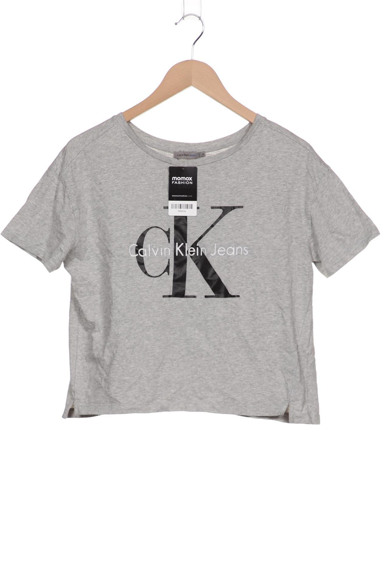 

Calvin Klein Jeans Damen T-Shirt, grau, Gr. 38
