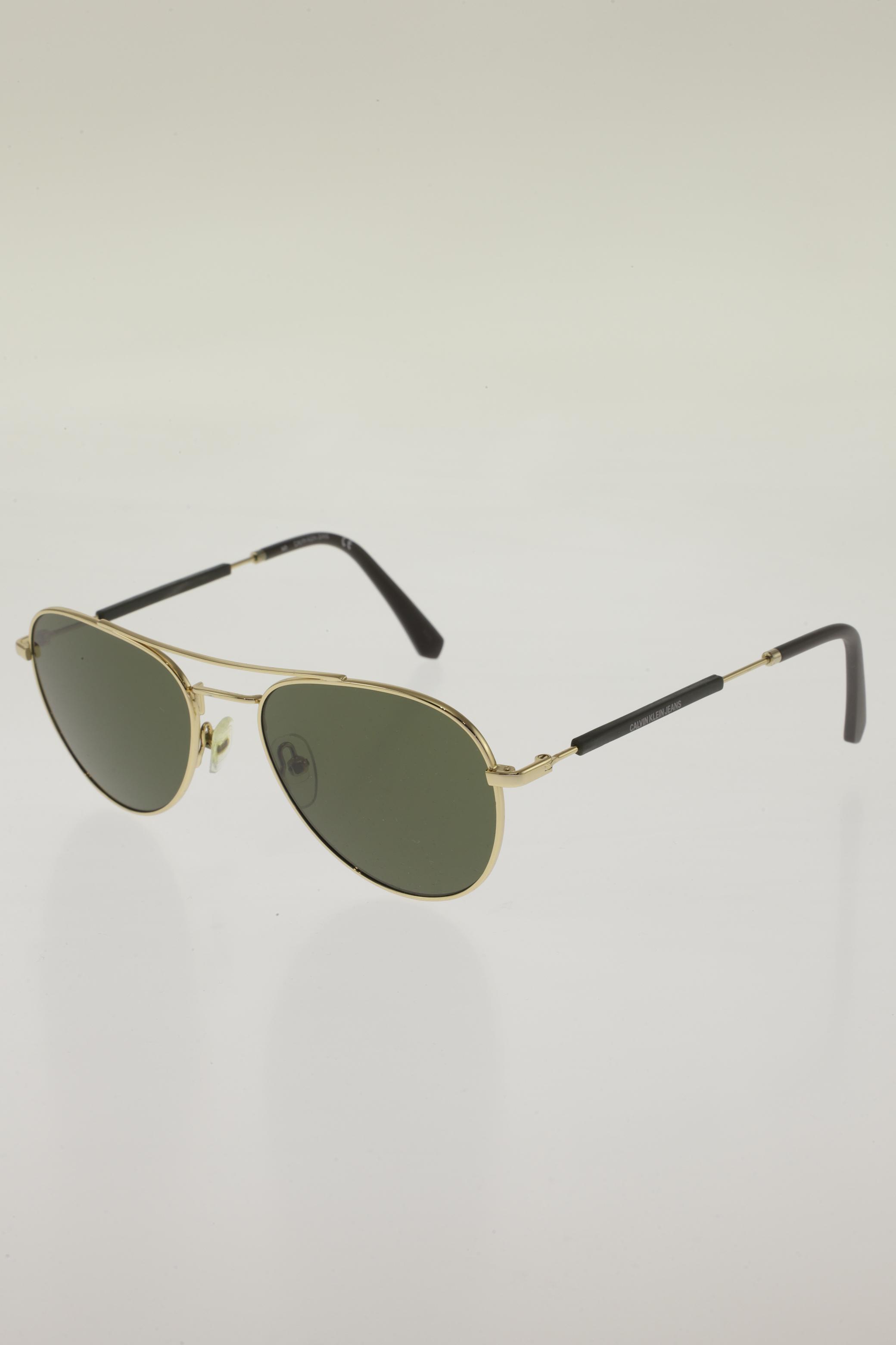 

Calvin Klein Jeans Damen Sonnenbrille, gold, Gr.