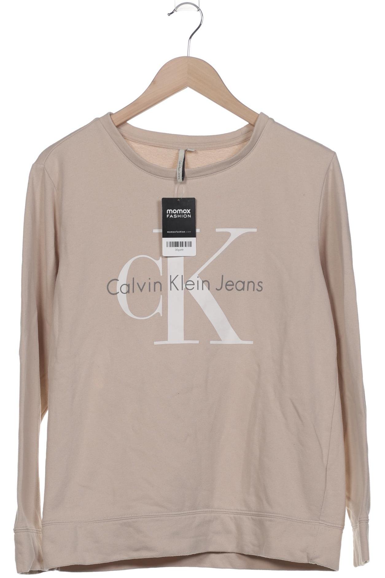 

Calvin Klein Jeans Damen Sweatshirt, beige, Gr. 36