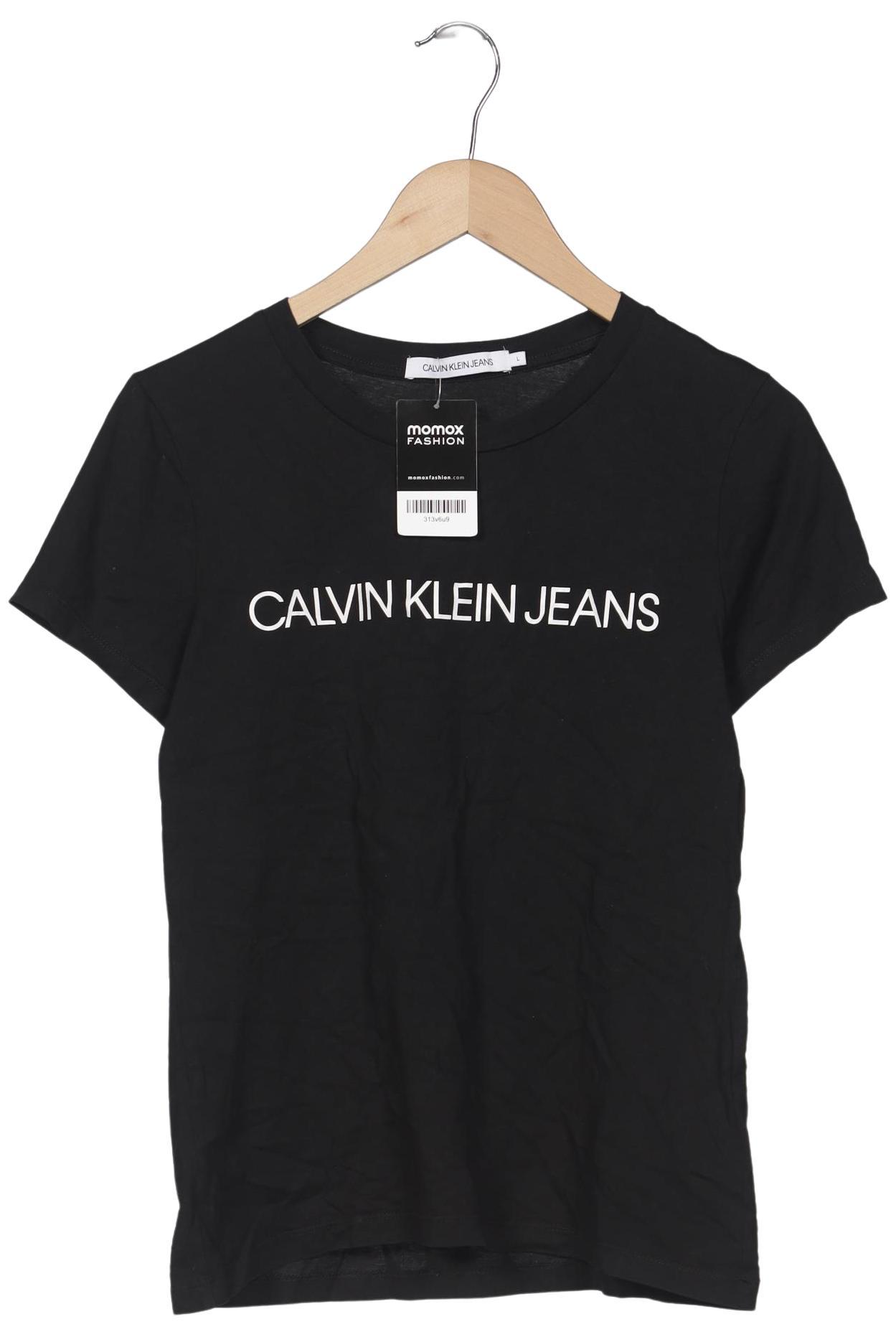 

Calvin Klein Jeans Damen T-Shirt, schwarz, Gr. 42