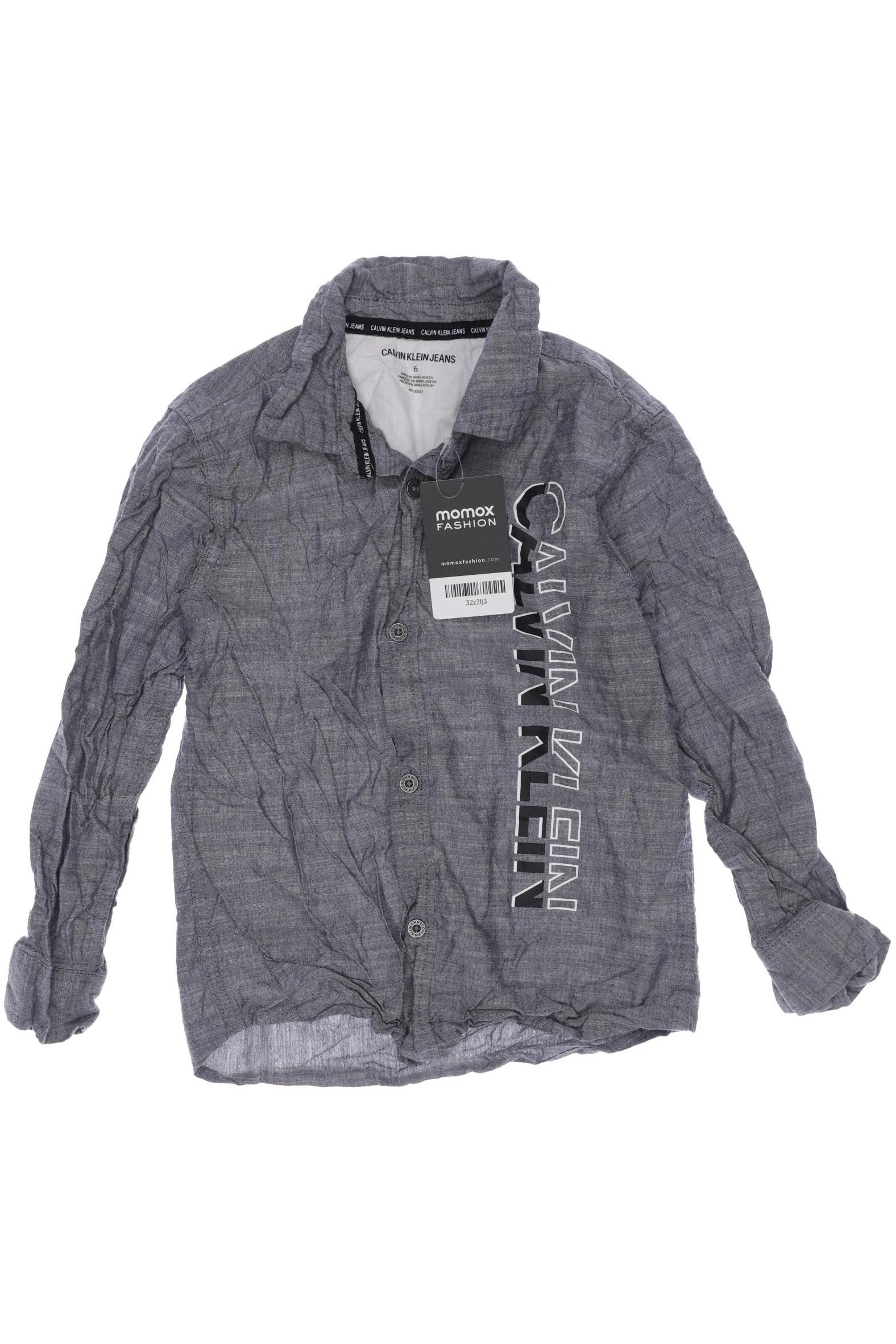

Calvin Klein Jeans Herren Hemd, grau, Gr. 116