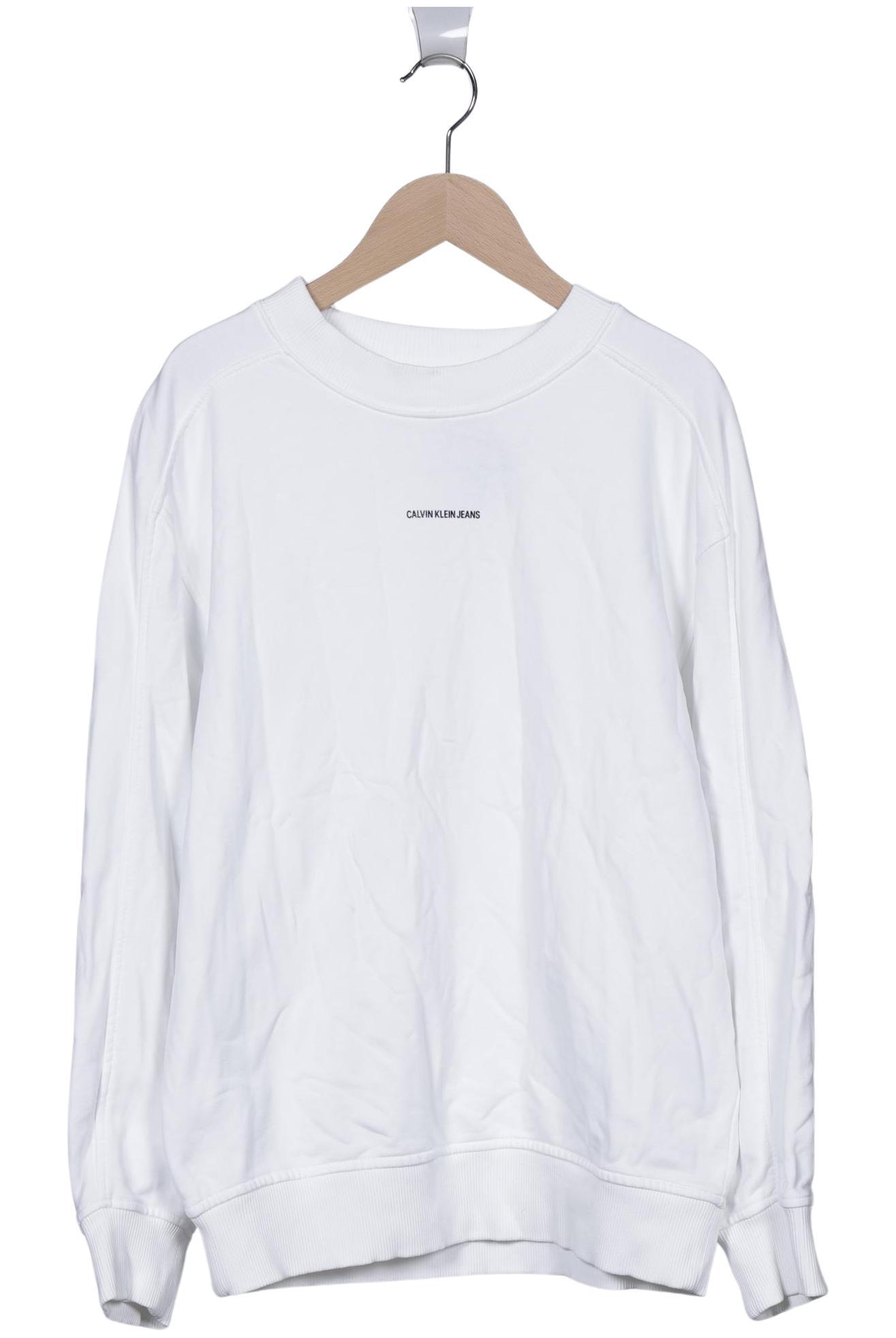 

Calvin Klein Jeans Damen Sweatshirt, weiß, Gr. 34