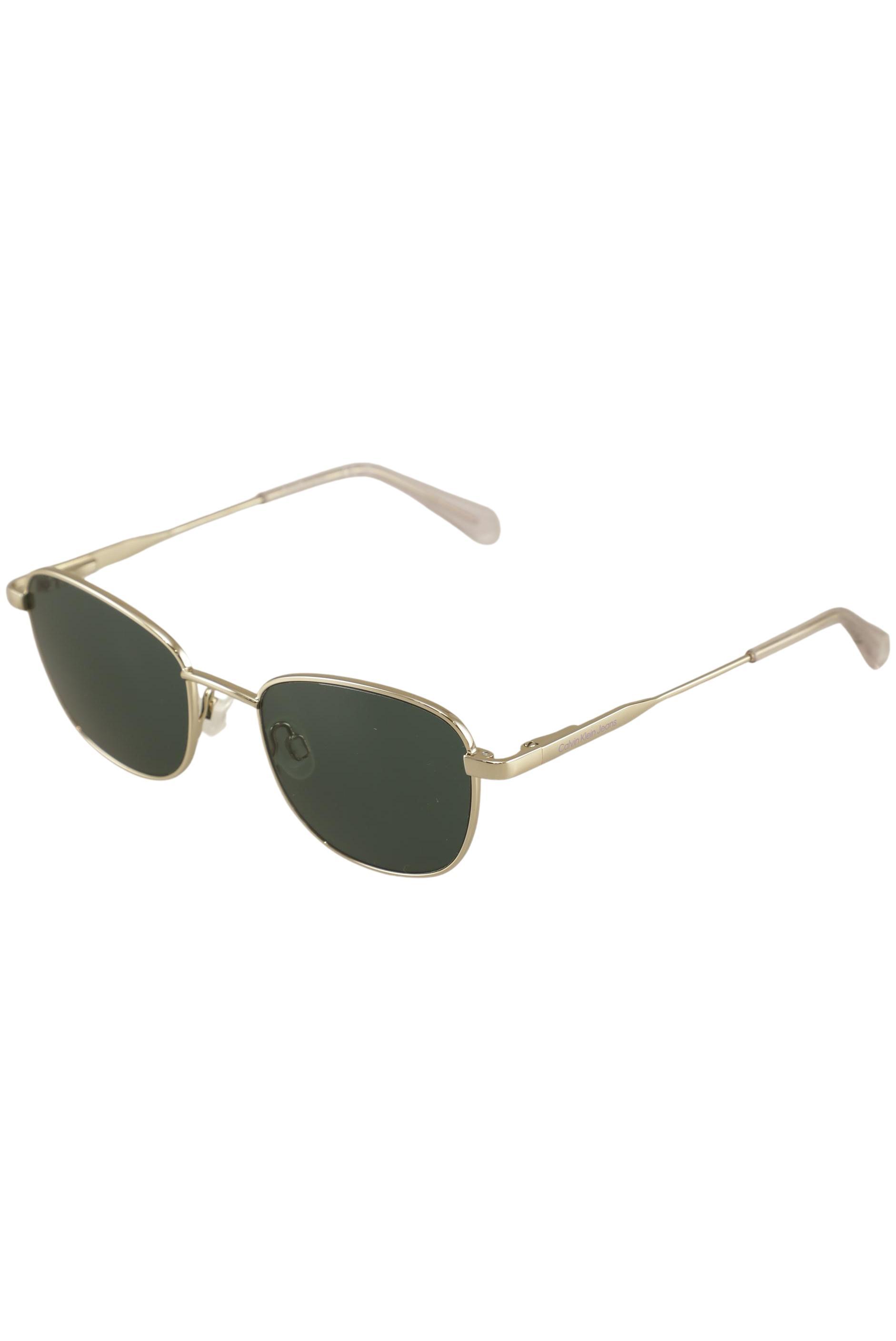 

Calvin Klein Jeans Damen Sonnenbrille, gold, Gr.