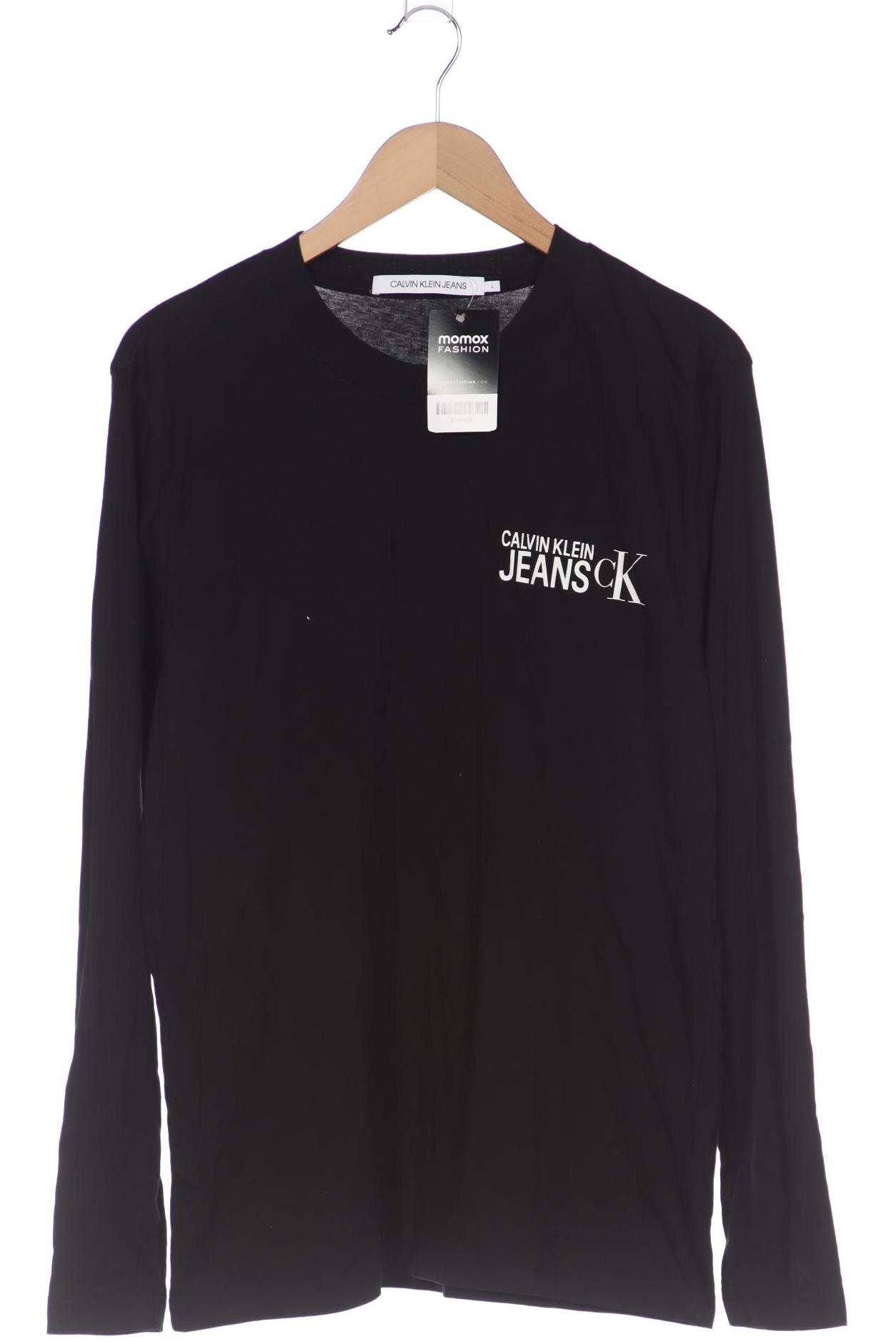 

Calvin Klein Jeans Herren Langarmshirt, schwarz, Gr. 52