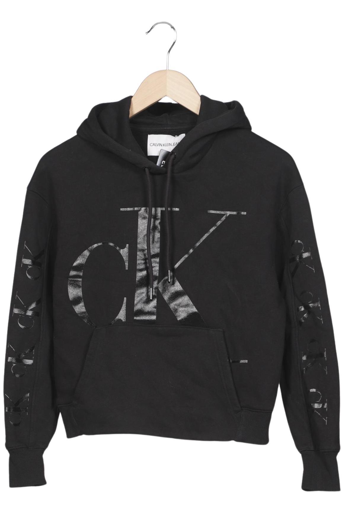 

Calvin Klein Jeans Damen Kapuzenpullover, schwarz, Gr. 36