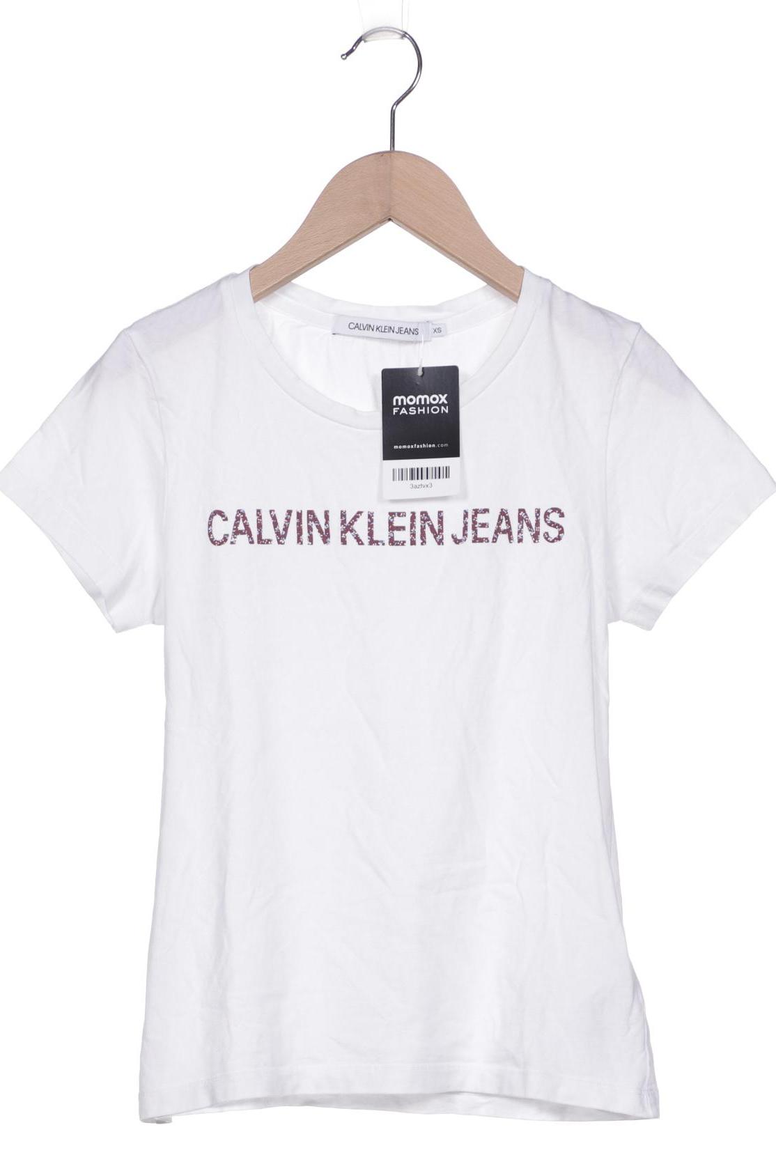 

Calvin Klein Jeans Damen T-Shirt, weiß