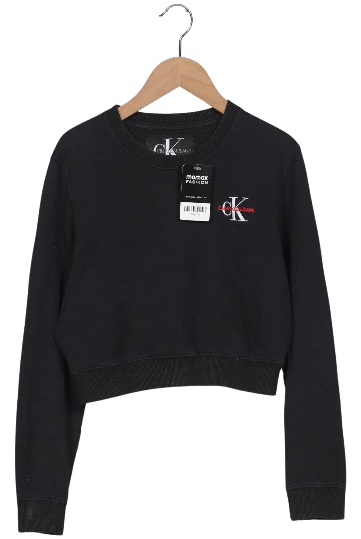 

Calvin Klein Jeans Damen Sweatshirt, schwarz, Gr. 36
