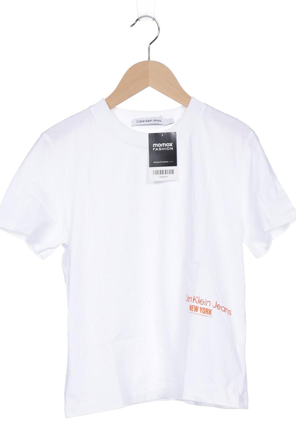 

Calvin Klein Jeans Damen T-Shirt, weiß