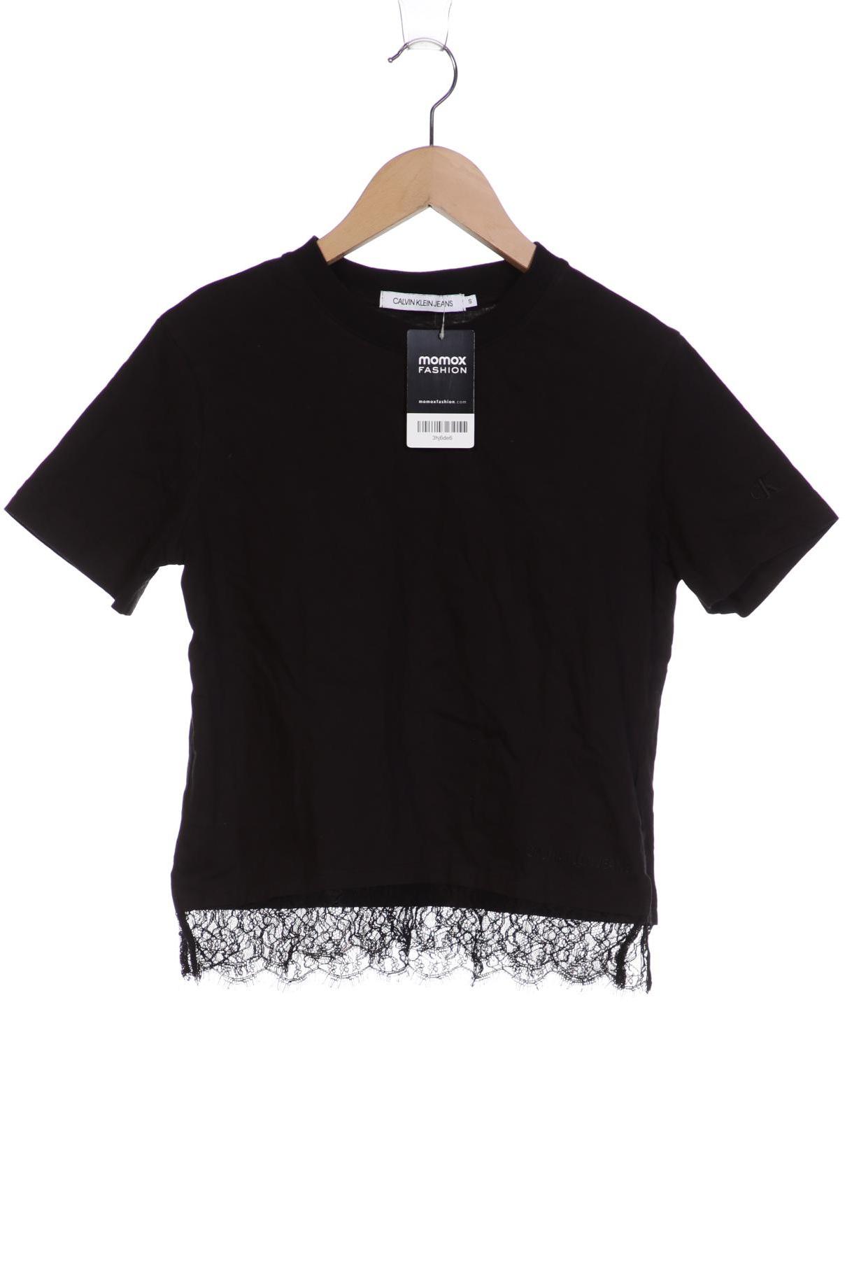 

Calvin Klein Jeans Damen T-Shirt, schwarz