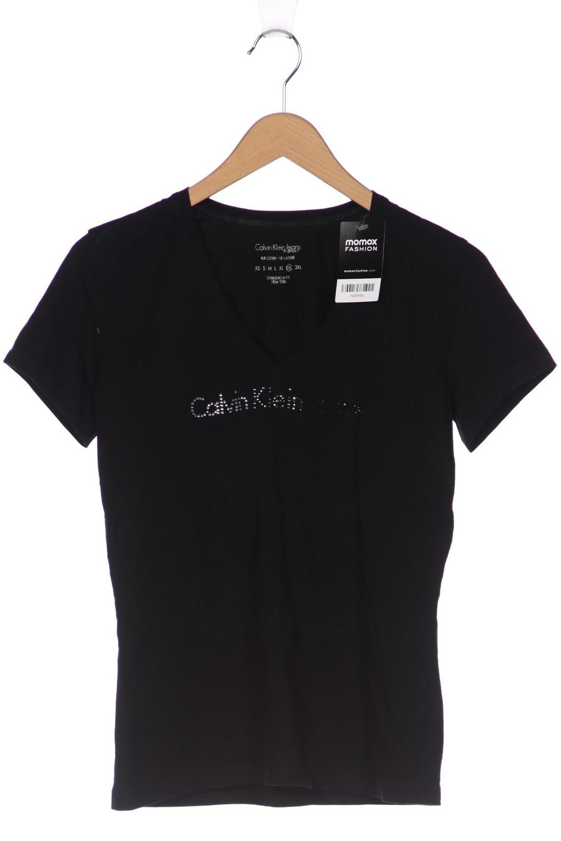 

Calvin Klein Jeans Damen T-Shirt, schwarz