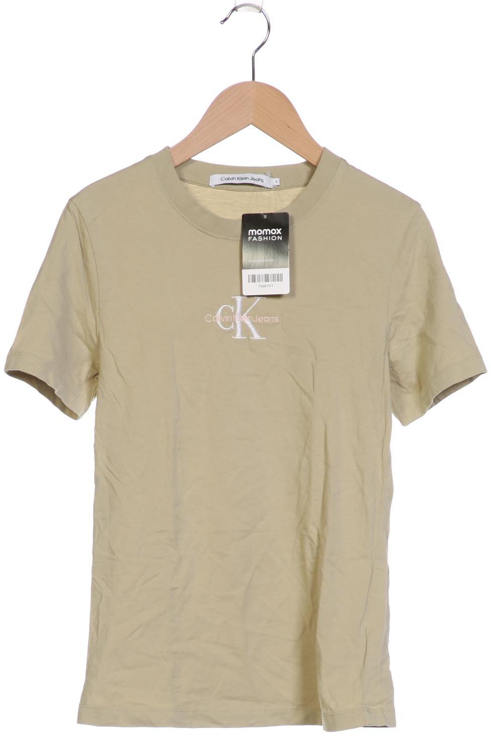 

Calvin Klein Jeans Damen T-Shirt, hellgrün, Gr. 36