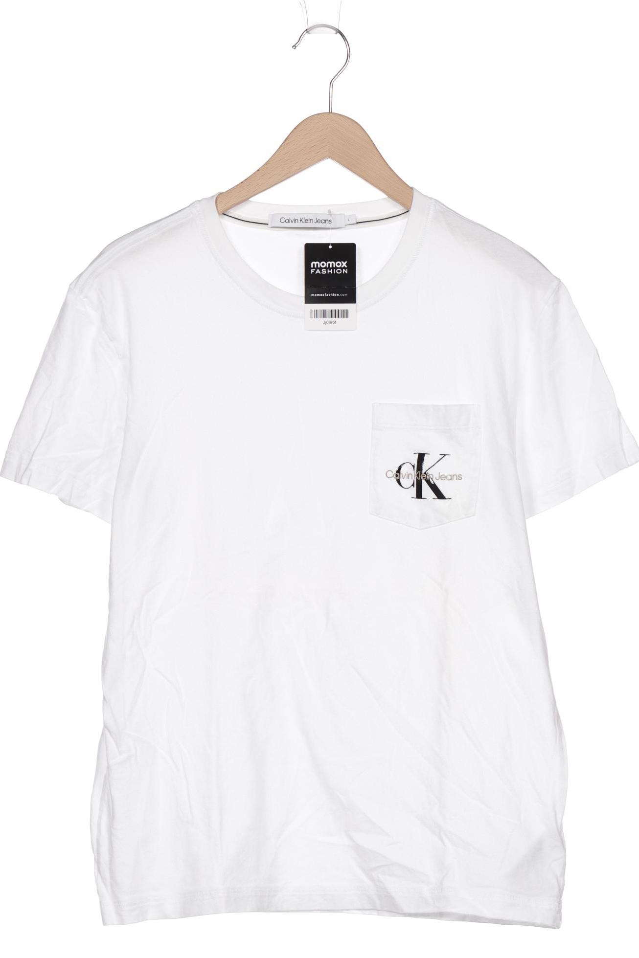 

Calvin Klein Jeans Herren T-Shirt, weiß