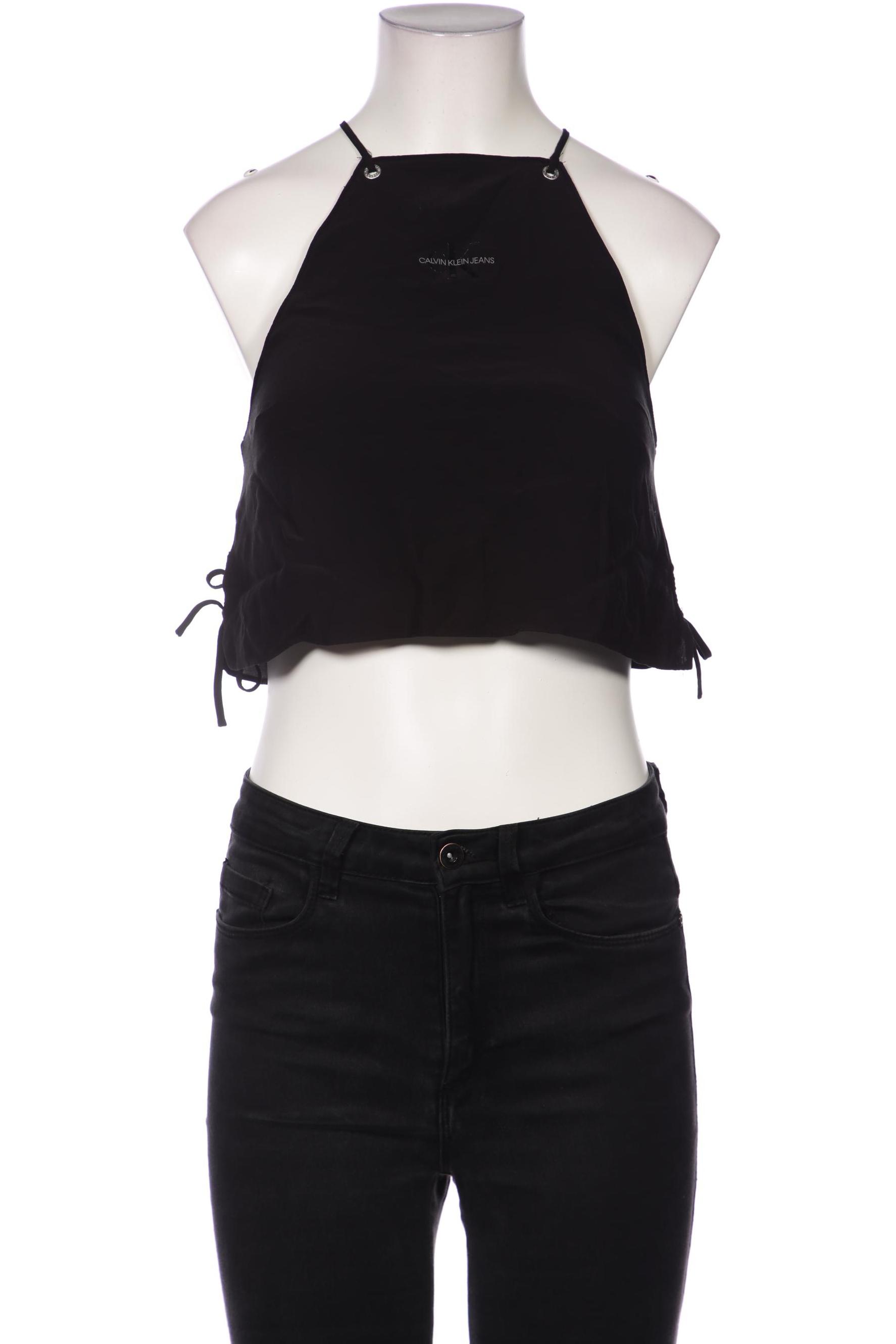 

Calvin Klein Jeans Damen Top, schwarz, Gr. 34