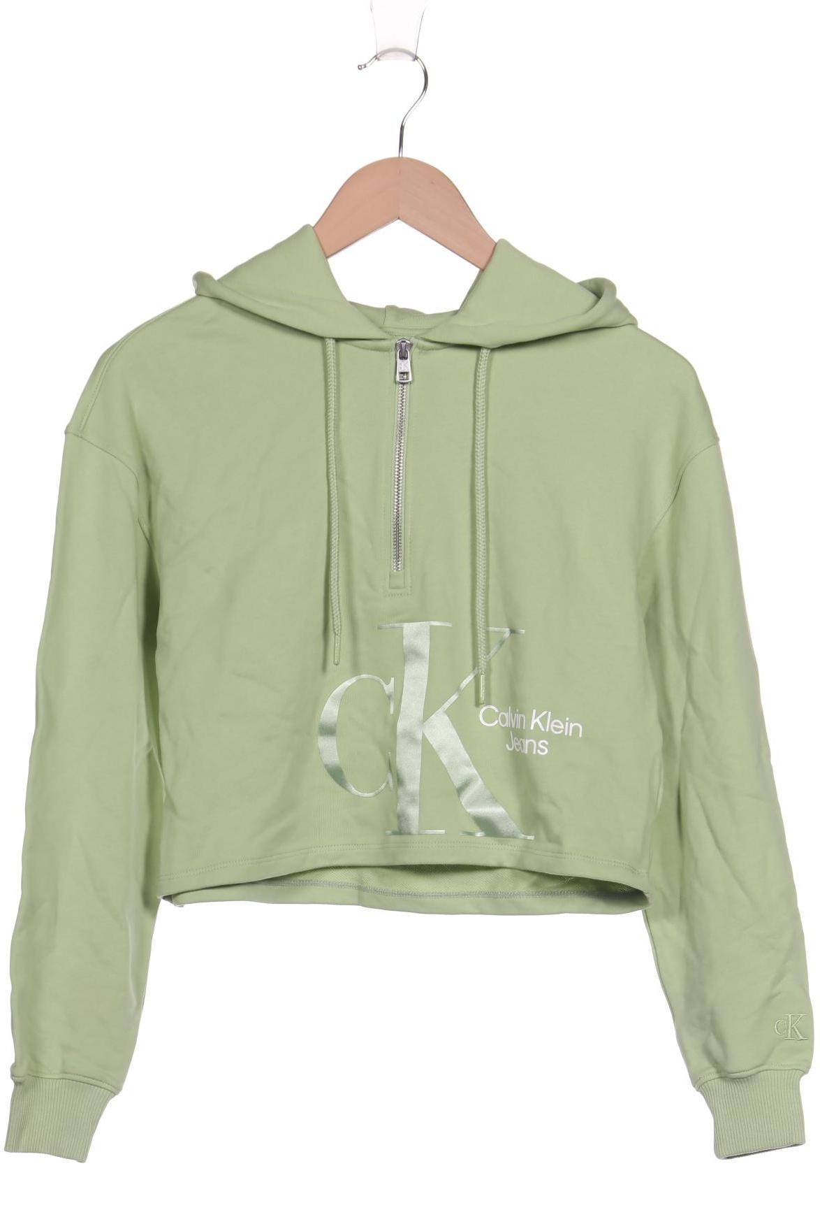 

Calvin Klein Jeans Damen Kapuzenpullover, hellgrün, Gr. 34