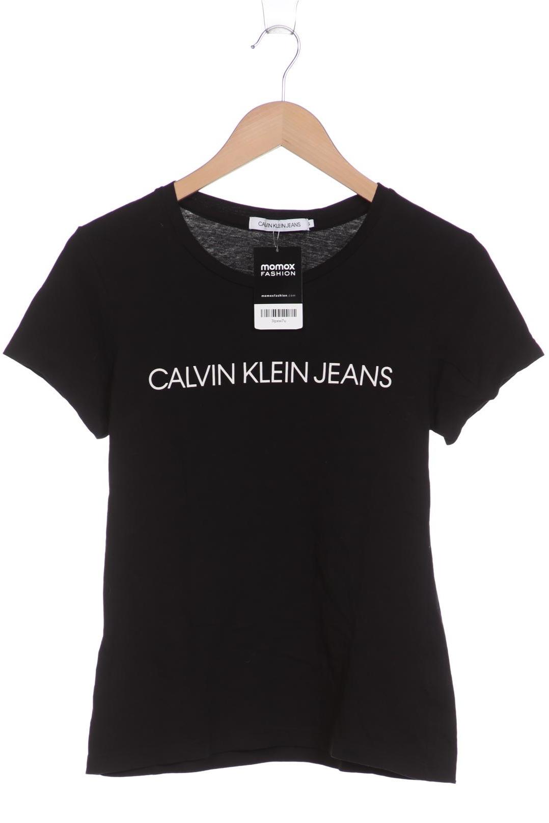 

Calvin Klein Jeans Damen T-Shirt, schwarz, Gr. 36