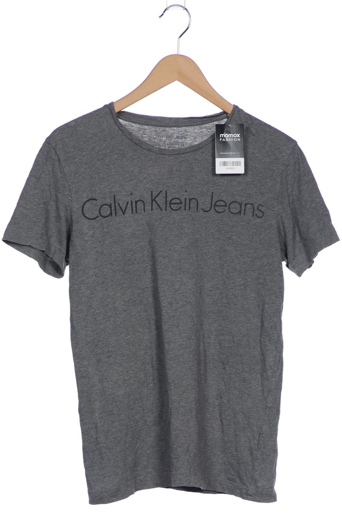 

Calvin Klein Jeans Damen T-Shirt, grau, Gr. 38