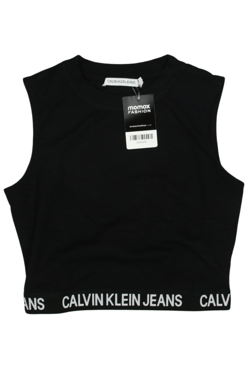 

Calvin Klein Jeans Damen Top, schwarz, Gr. 36