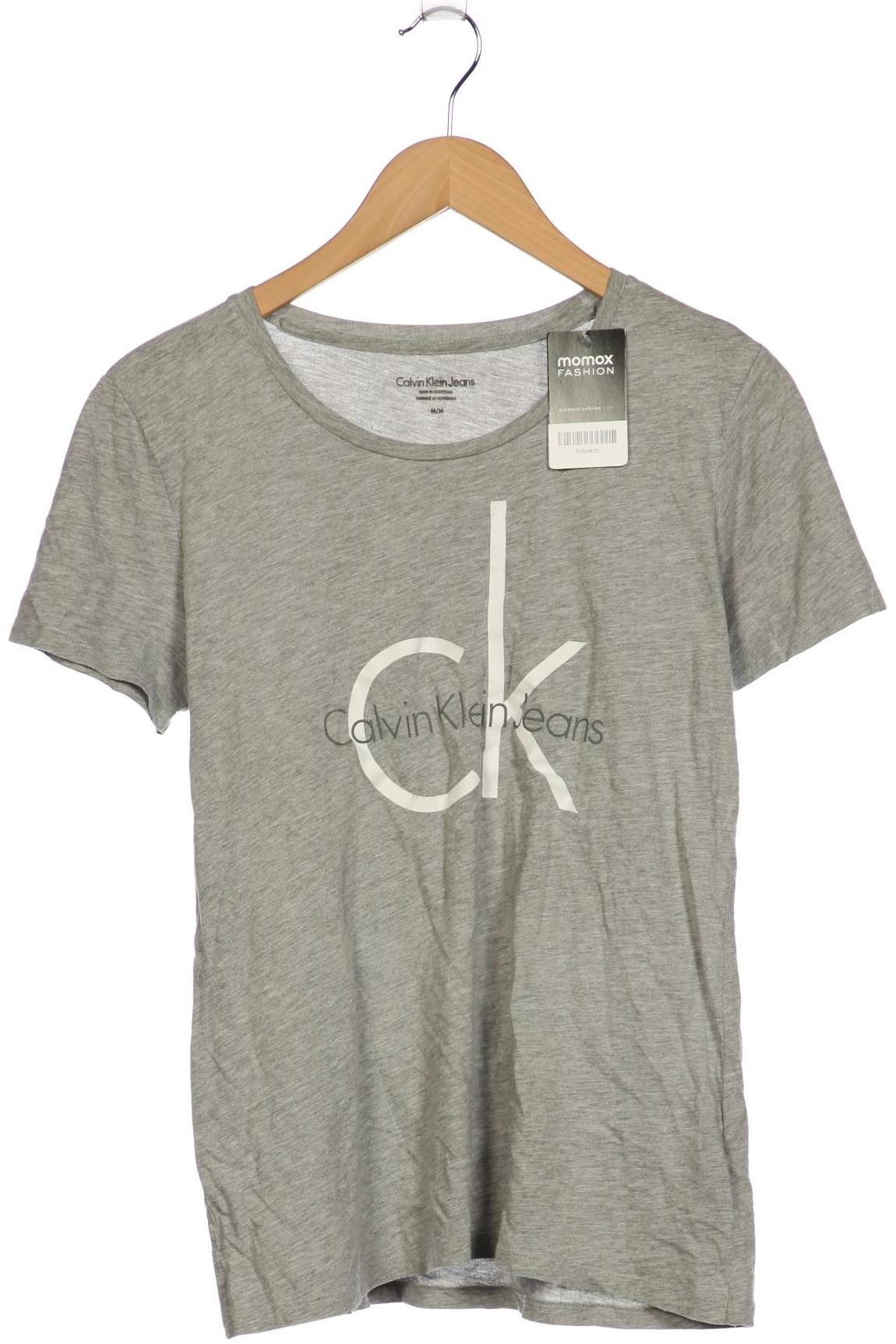 

Calvin Klein Jeans Damen T-Shirt, grau, Gr. 38
