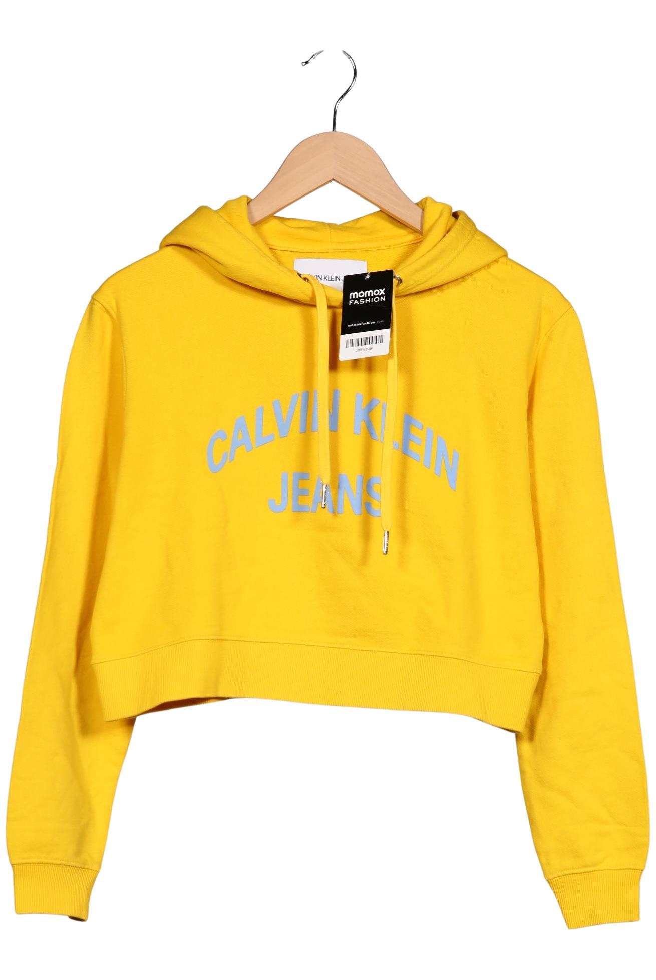 

Calvin Klein Jeans Damen Kapuzenpullover, gelb, Gr. 36