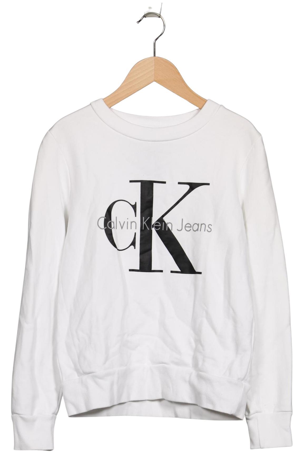 

Calvin Klein Jeans Damen Sweatshirt, weiß, Gr. 34