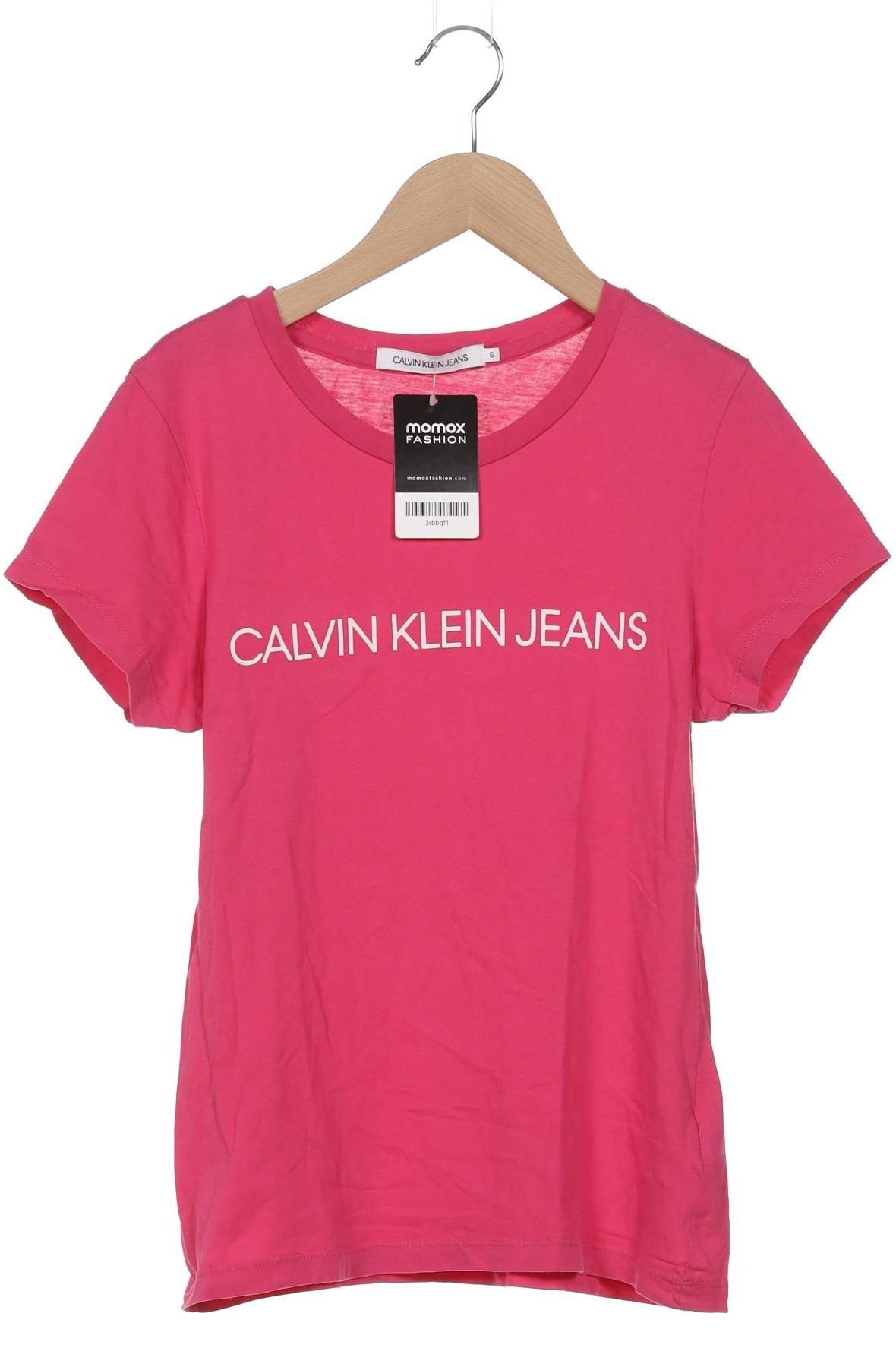 

Calvin Klein Jeans Damen T-Shirt, pink, Gr. 36