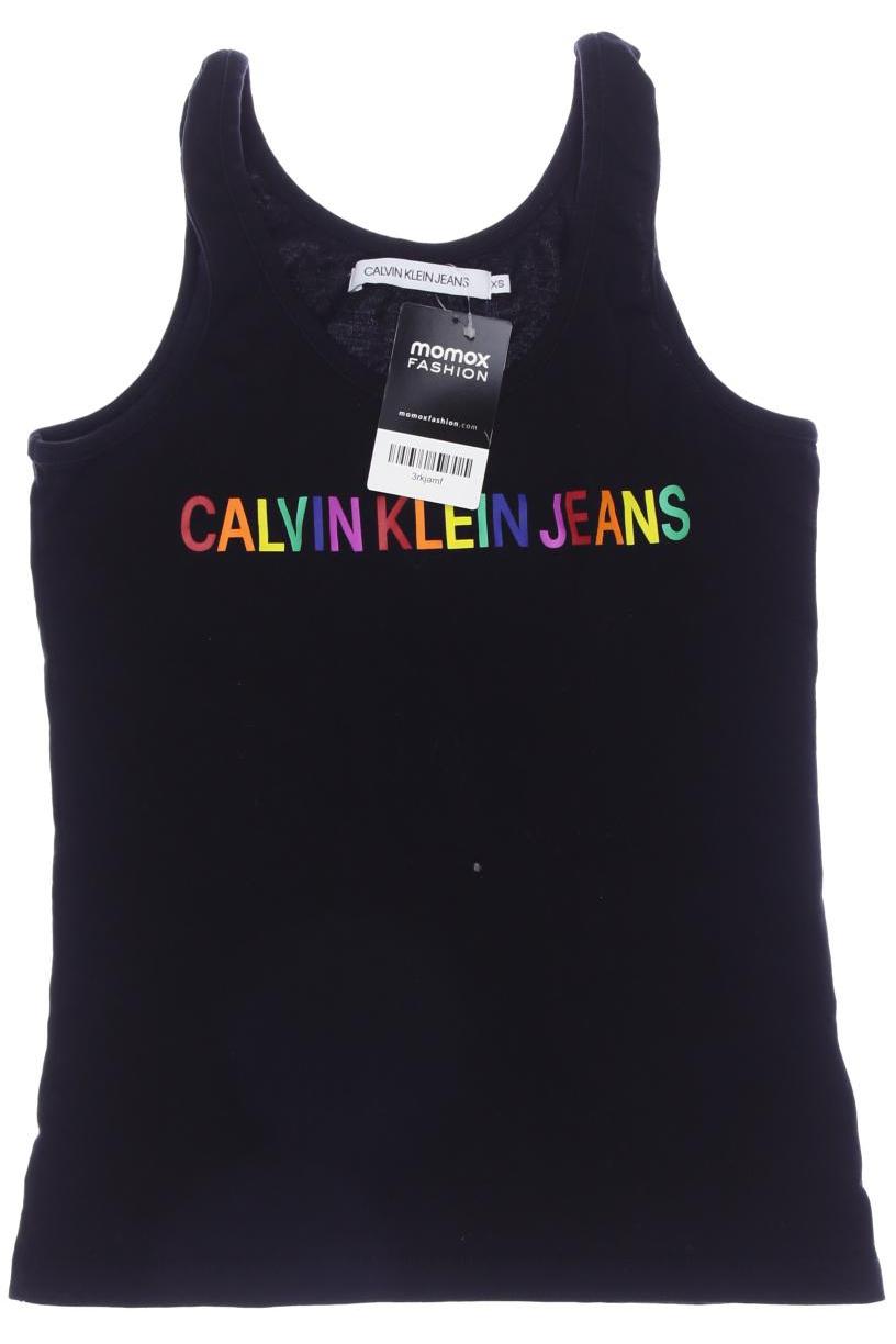 

Calvin Klein Jeans Damen Top, schwarz, Gr. 34