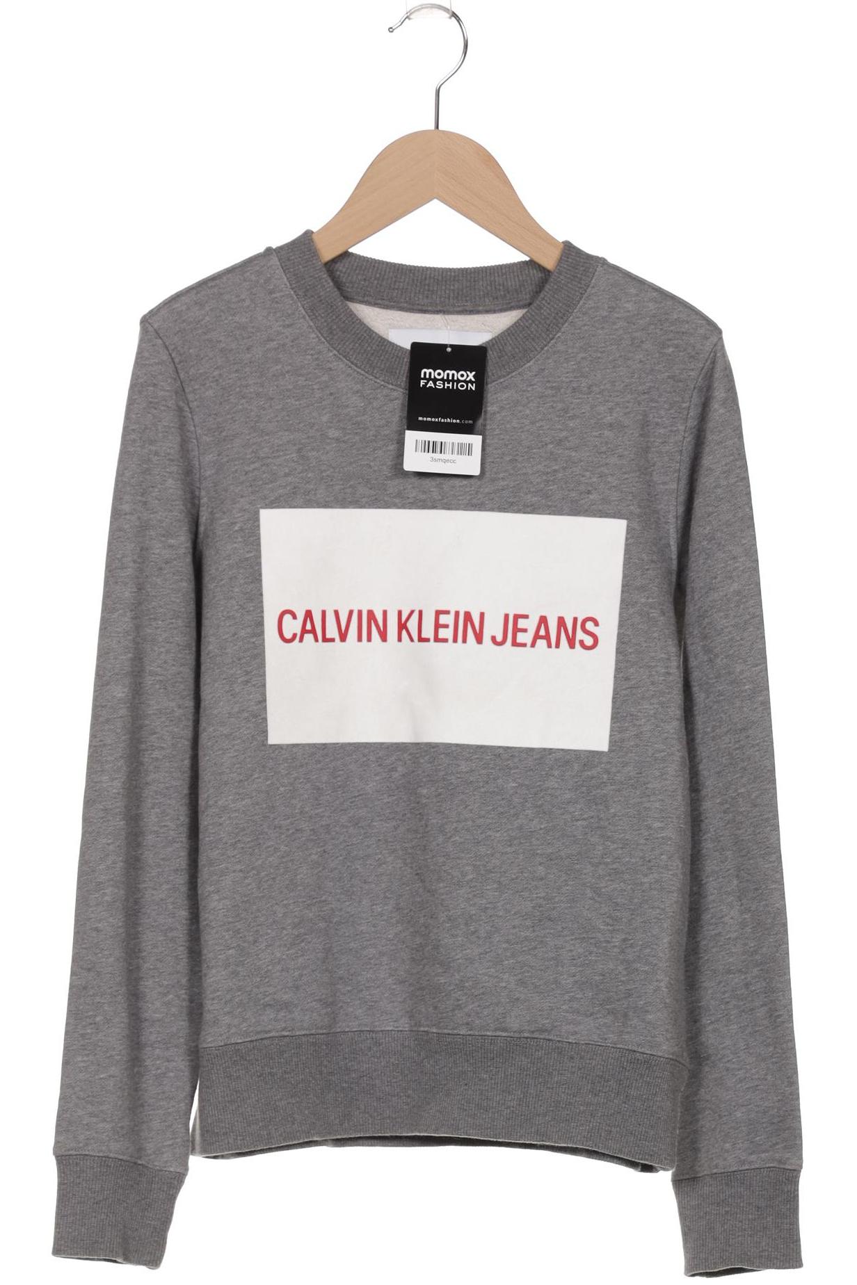 

Calvin Klein Jeans Damen Sweatshirt, grau, Gr. 34