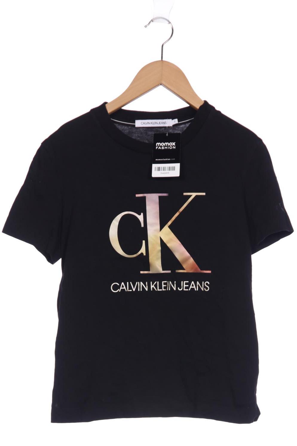 

Calvin Klein Jeans Damen T-Shirt, schwarz