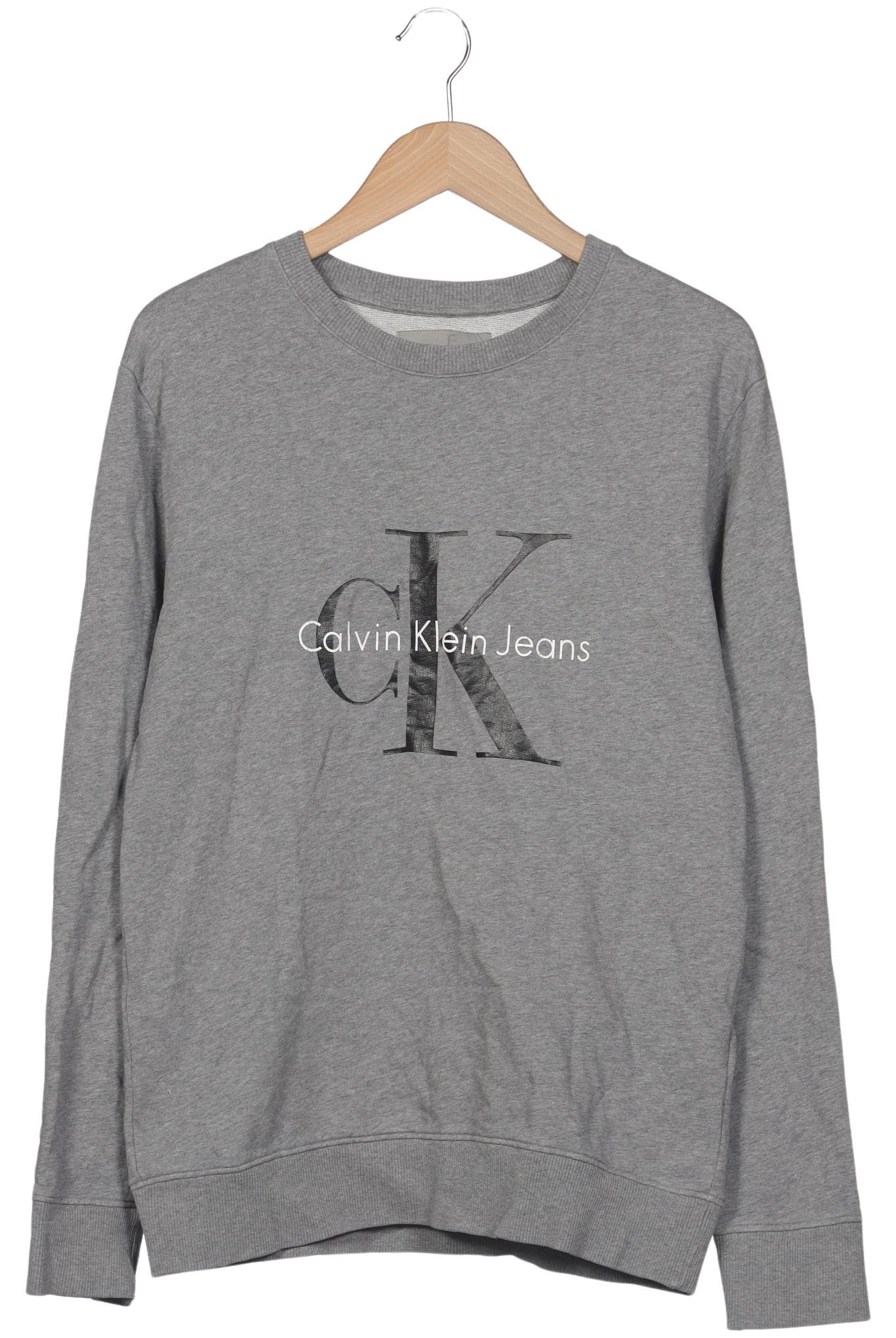 

Calvin Klein Jeans Damen Sweatshirt, grau, Gr. 38