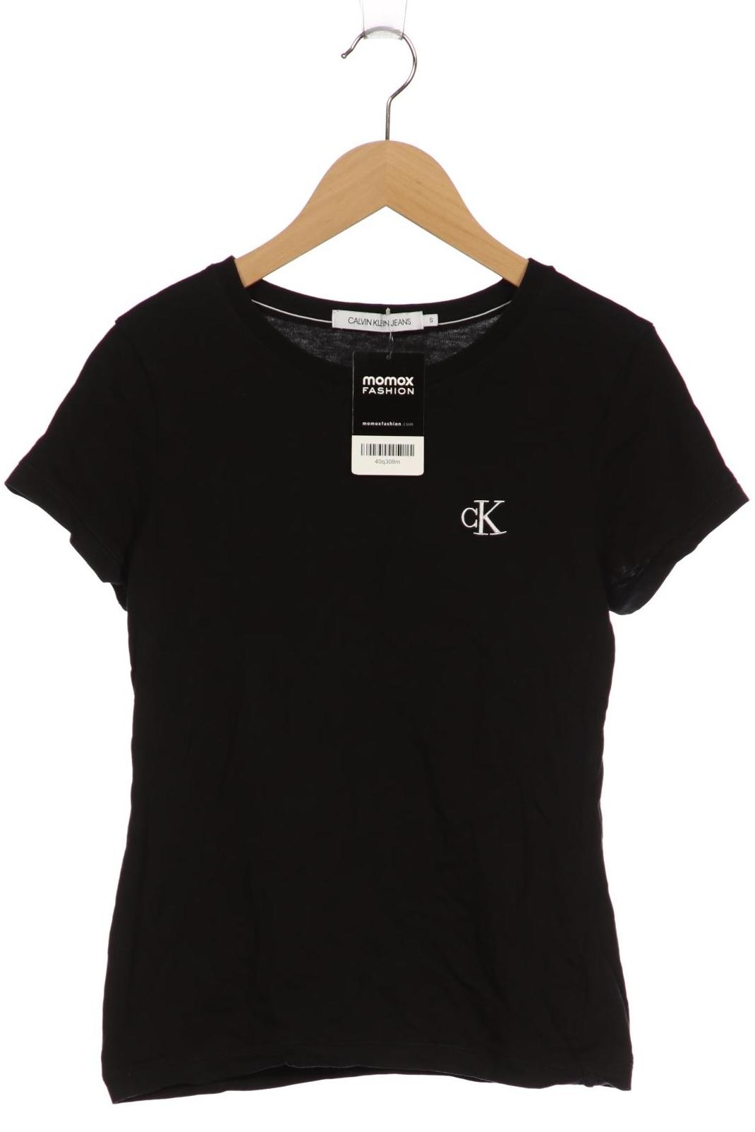 

Calvin Klein Jeans Damen T-Shirt, schwarz, Gr. 36