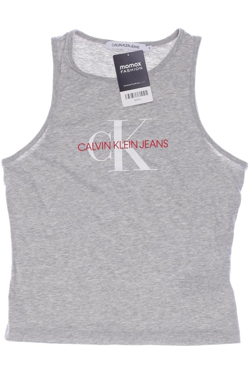 

Calvin Klein Jeans Damen Top, grau, Gr. 36