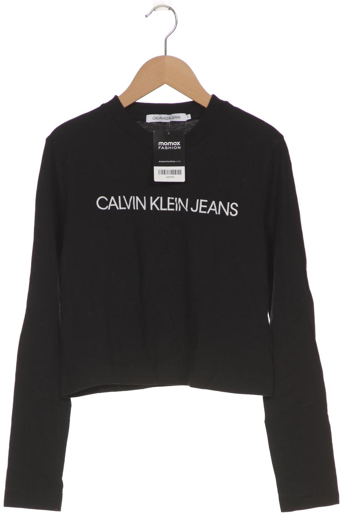 

Calvin Klein Jeans Damen Langarmshirt, schwarz