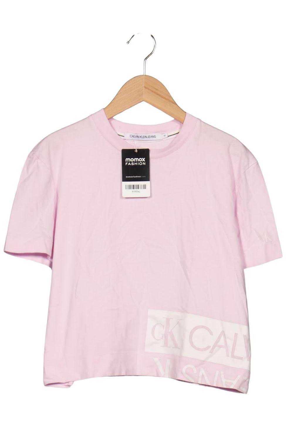 

Calvin Klein Jeans Damen T-Shirt, pink, Gr. 38