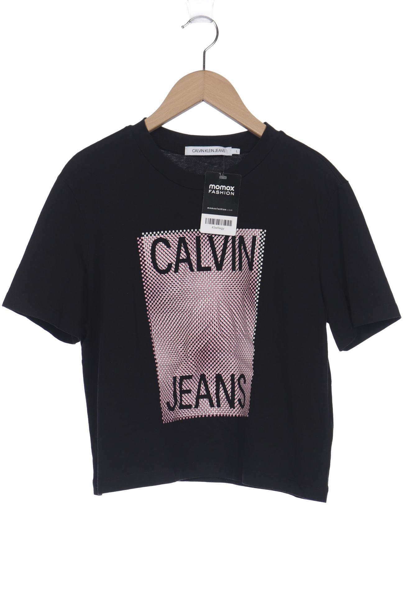 

Calvin Klein Jeans Damen T-Shirt, schwarz