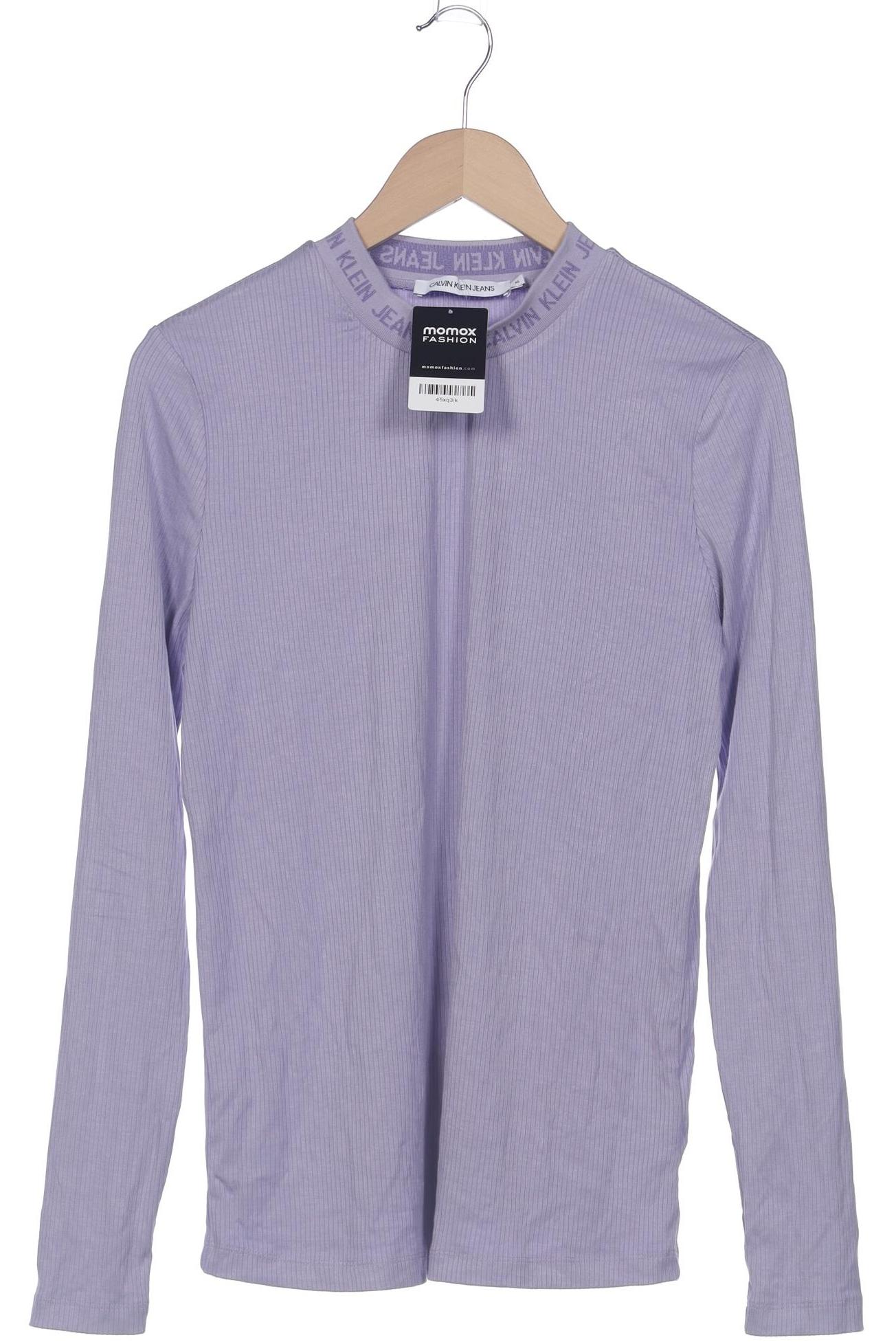 

Calvin Klein Jeans Damen Langarmshirt, flieder, Gr. 44