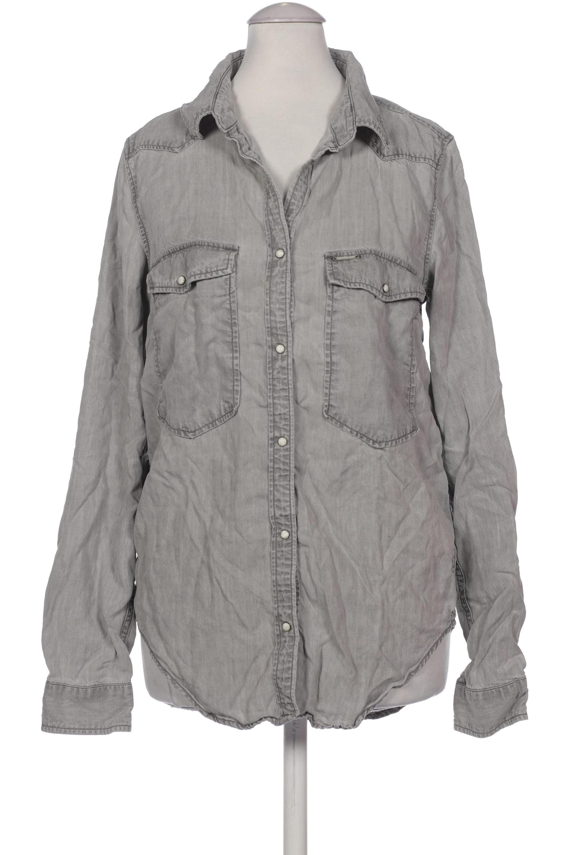 

Calvin Klein Jeans Damen Bluse, grau, Gr. 34