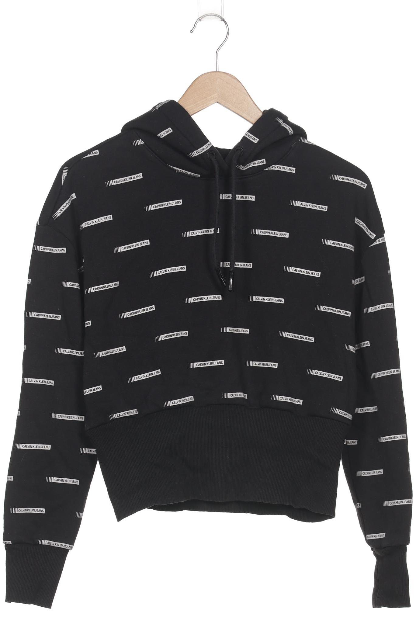 

Calvin Klein Jeans Damen Kapuzenpullover, schwarz, Gr. 38
