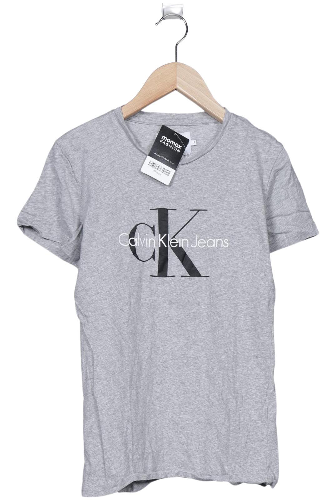 

Calvin Klein Jeans Damen T-Shirt, grau, Gr. 36