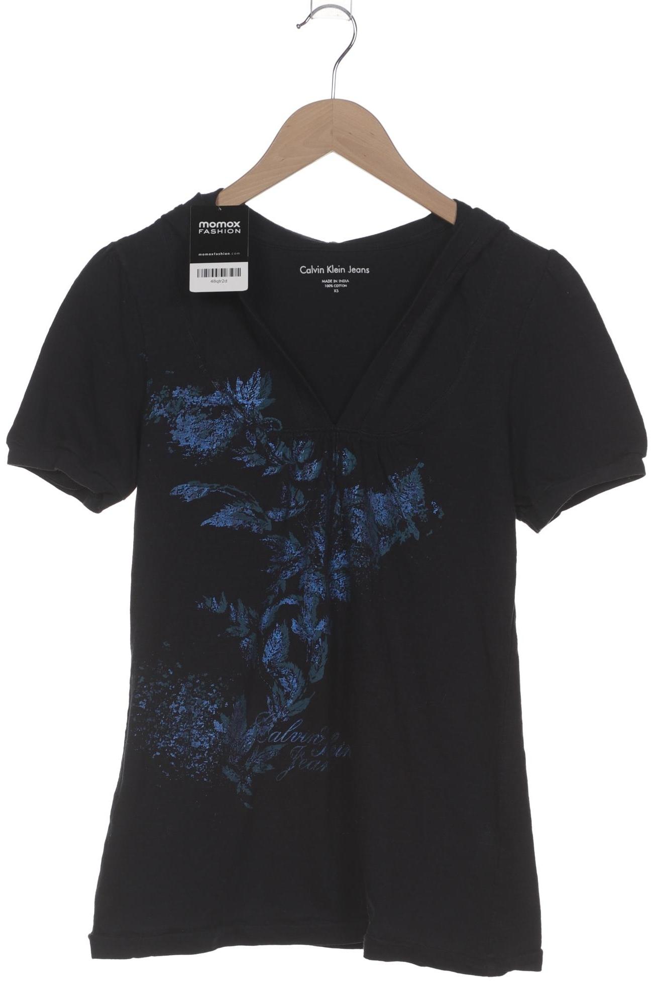 

Calvin Klein Jeans Damen T-Shirt, marineblau, Gr. 34