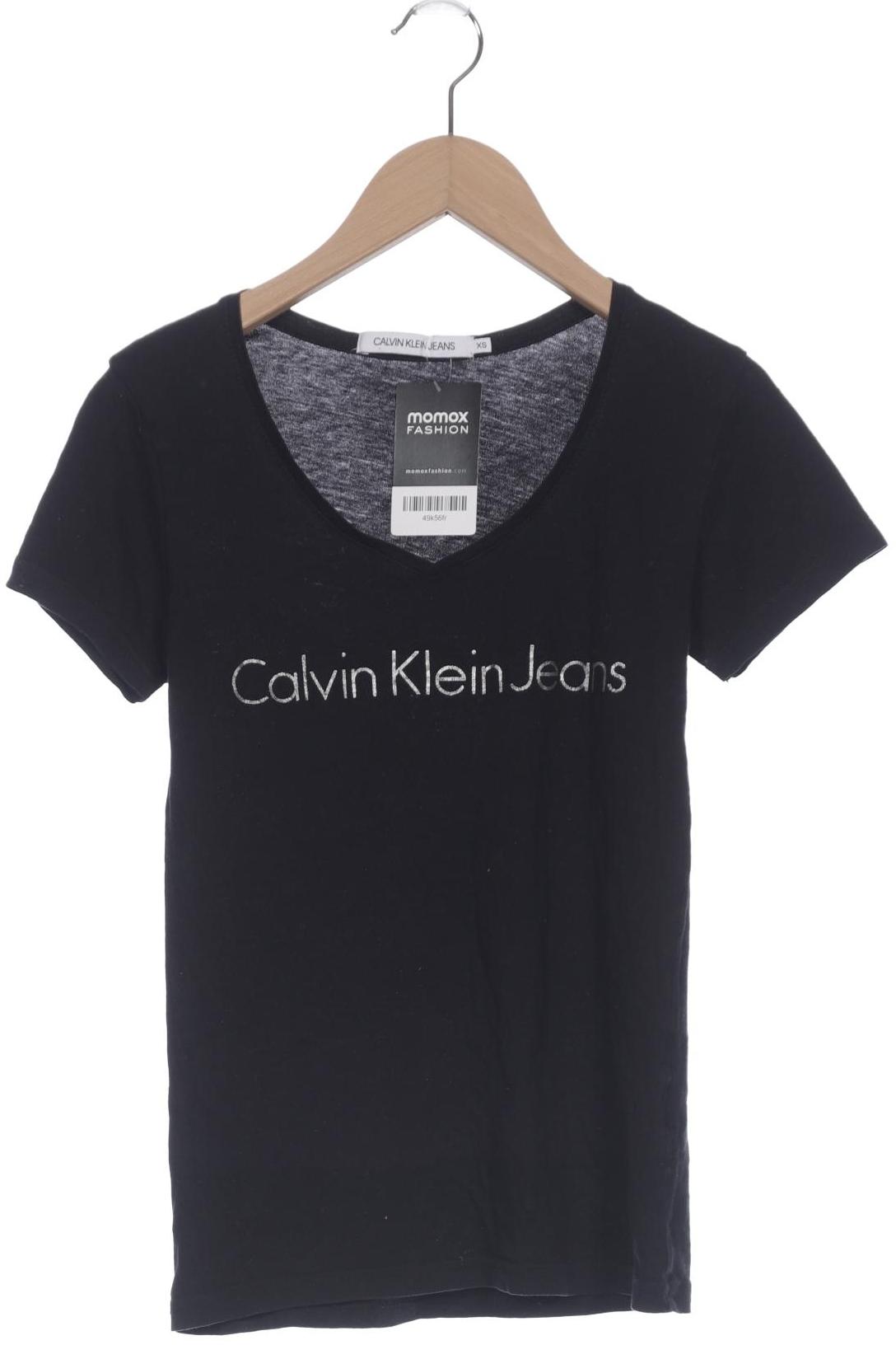 

Calvin Klein Jeans Damen T-Shirt, schwarz, Gr. 34