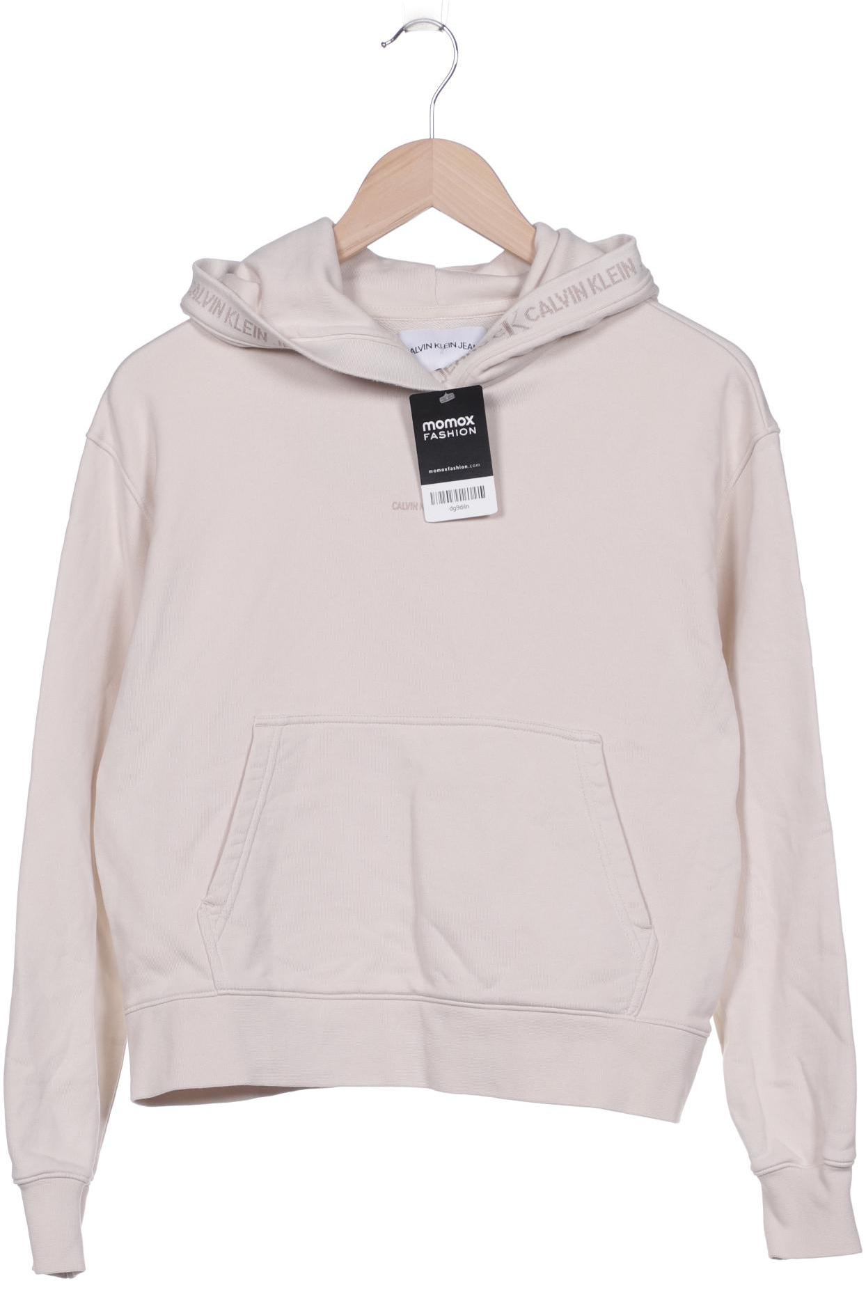 

Calvin Klein Jeans Damen Kapuzenpullover, beige, Gr. 38