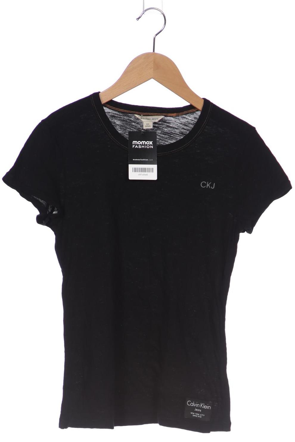 

Calvin Klein Jeans Damen T-Shirt, schwarz, Gr. 34