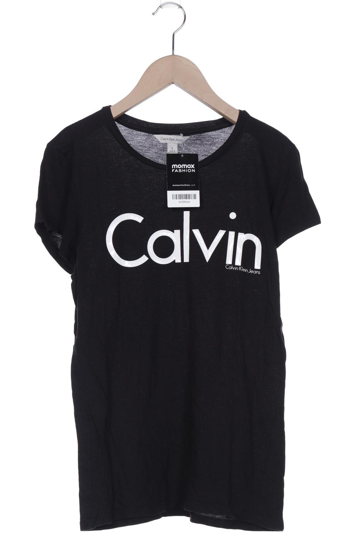 

Calvin Klein Jeans Damen T-Shirt, schwarz, Gr. 36