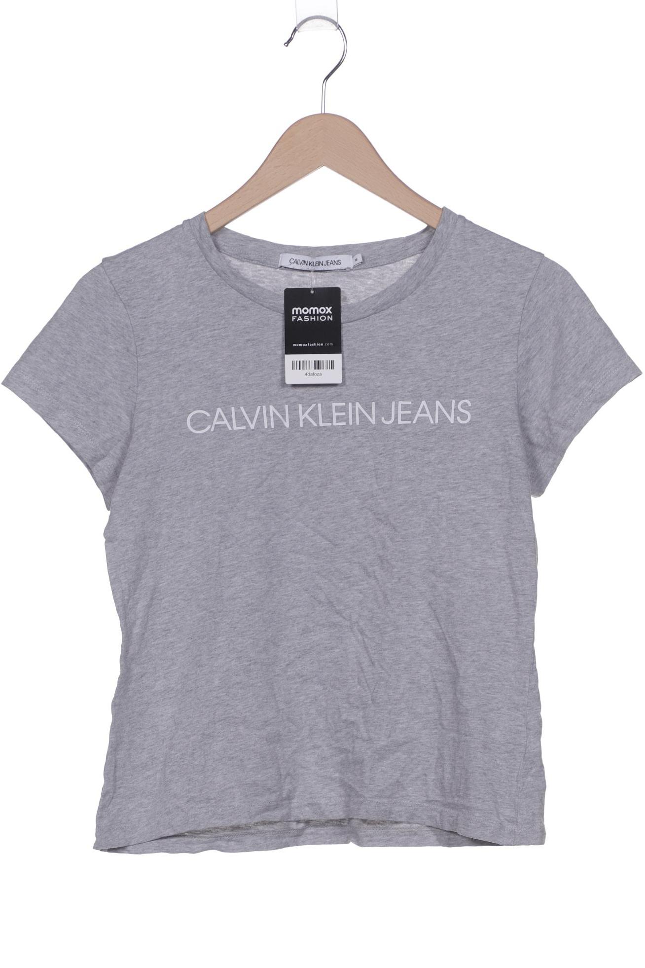 

Calvin Klein Jeans Damen T-Shirt, grau, Gr. 38
